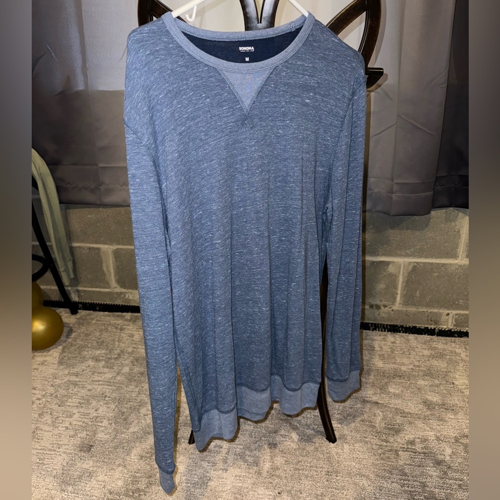 Sonoma Heavyweight Long Sleeve Men’s Size Medium Blue